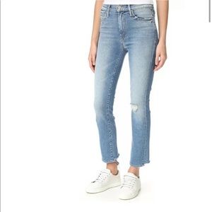 Mother High Waist Rascal Ankle Jeans in Love Gun, Sz 26